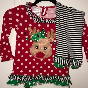 Christmas “Rudolph” 2 piece outfit